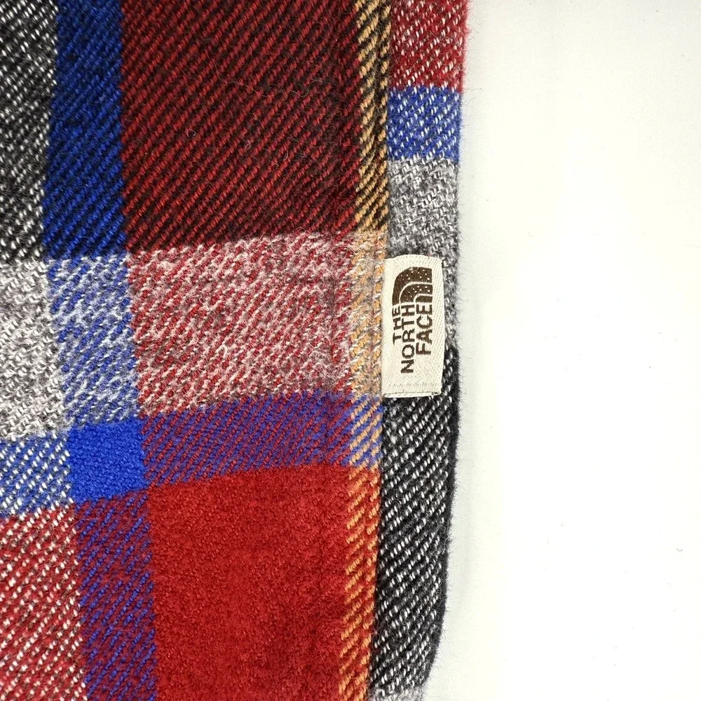 The North Face Flannel Shirt‎ Men's M  Plaid Colorful Midweight Cotton Outdoor